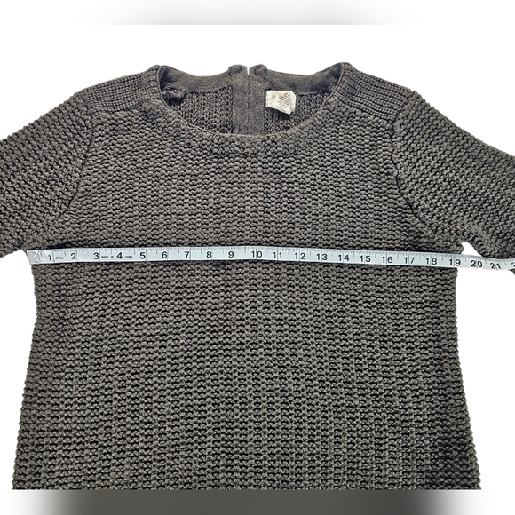 Andrea Jovine Olive Knit Sweater Size Medium - Picture 3 of 5